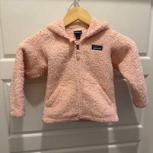 Patagonia Light Pink Fleece Hoodie